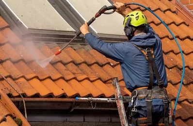 Démoussage et hydrofuge de toiture au Teich