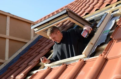 Pose de fenêtres de toit Velux au Teich